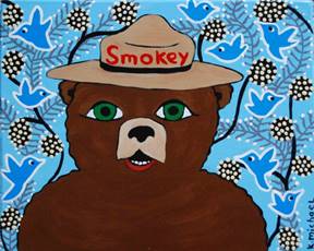 smokey the bear quilt for web